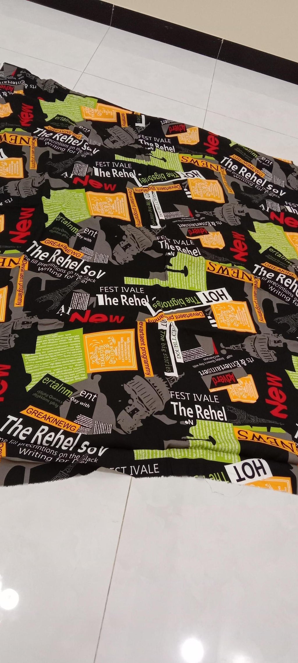 1 Pc Women's Unstitched Digital Print Shirt