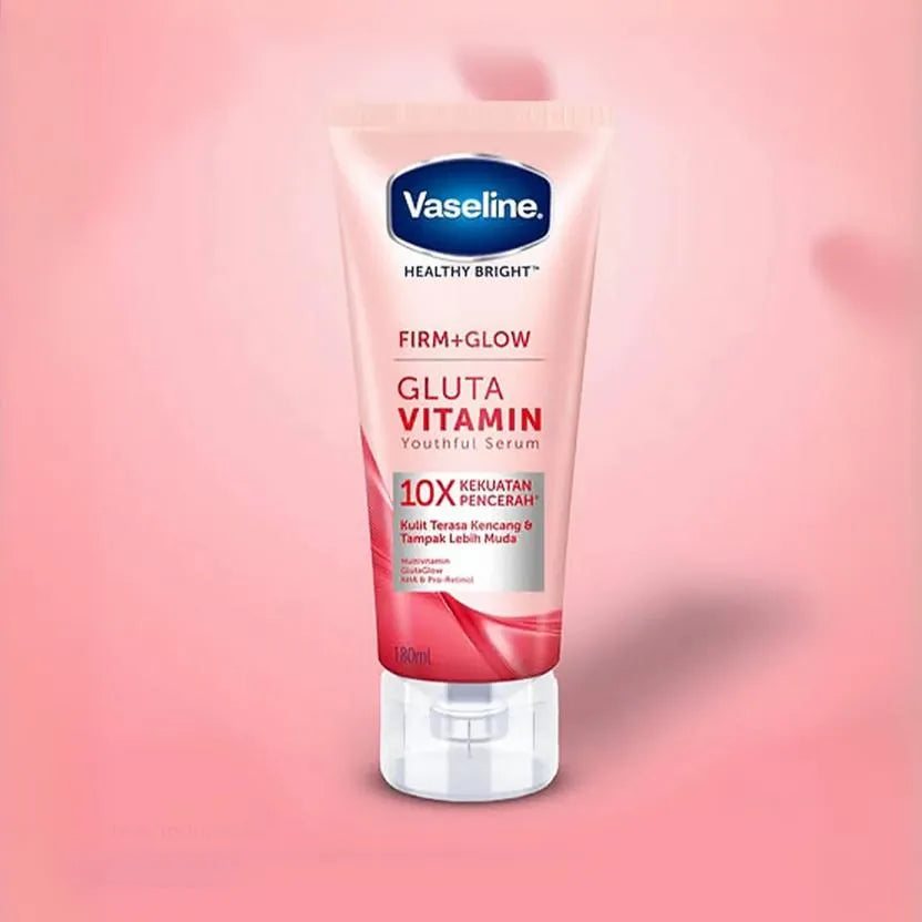Vaseline Healthy Bright Firm Glow Gluta Vitamin Youthful Body Serum -180ml