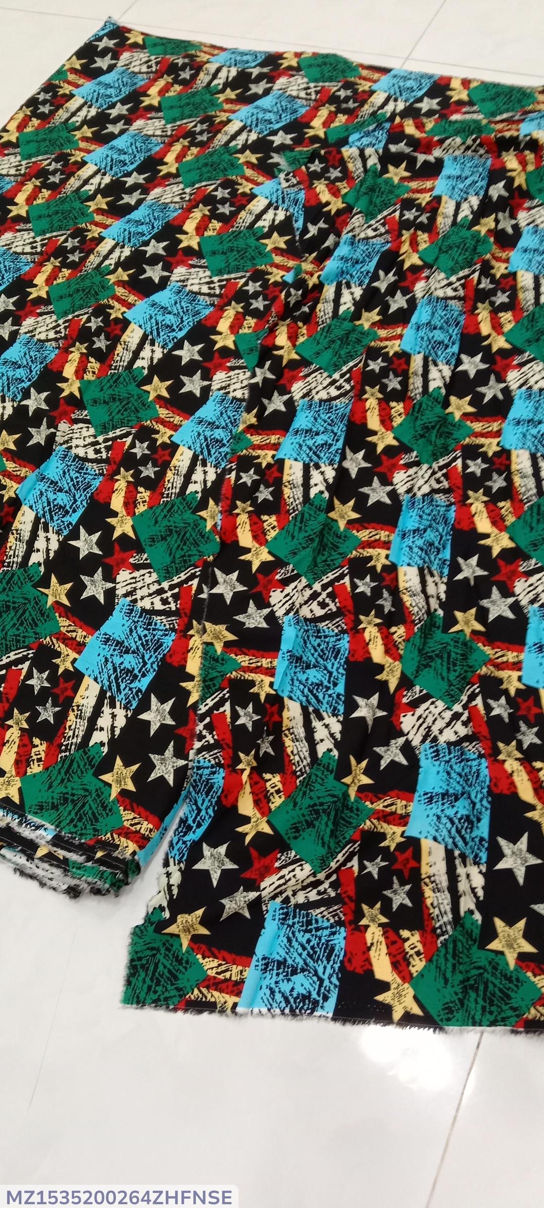 1 Pc Women's Unstitched Digital Print Shirt