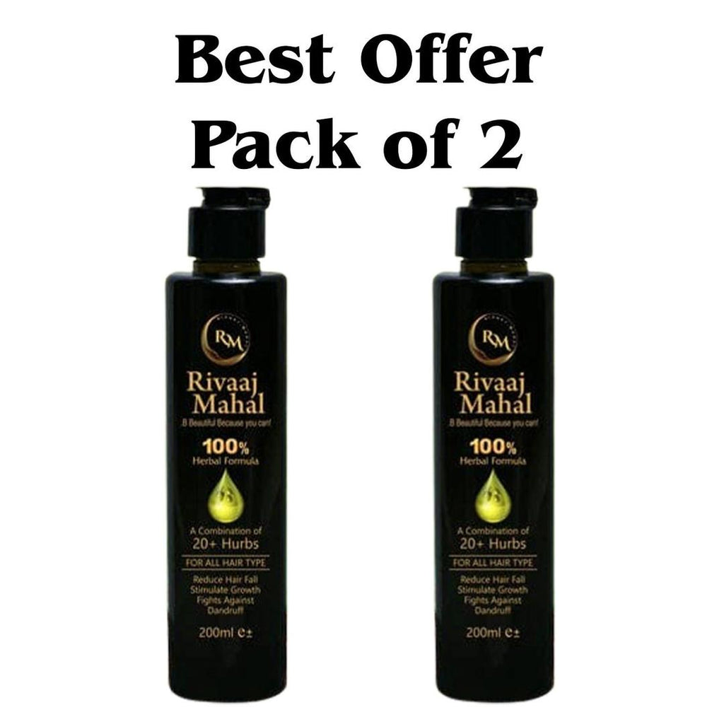 Hair Growth & Anti-Dandruff Oil - 2 Pcs x 200ml Hair Oil
