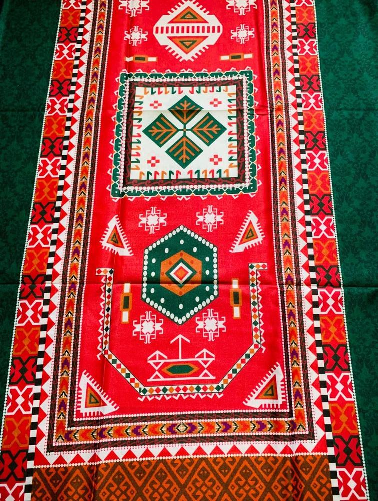 1 Pc Women's Unstitched Swiss Lawn Printed Shirt