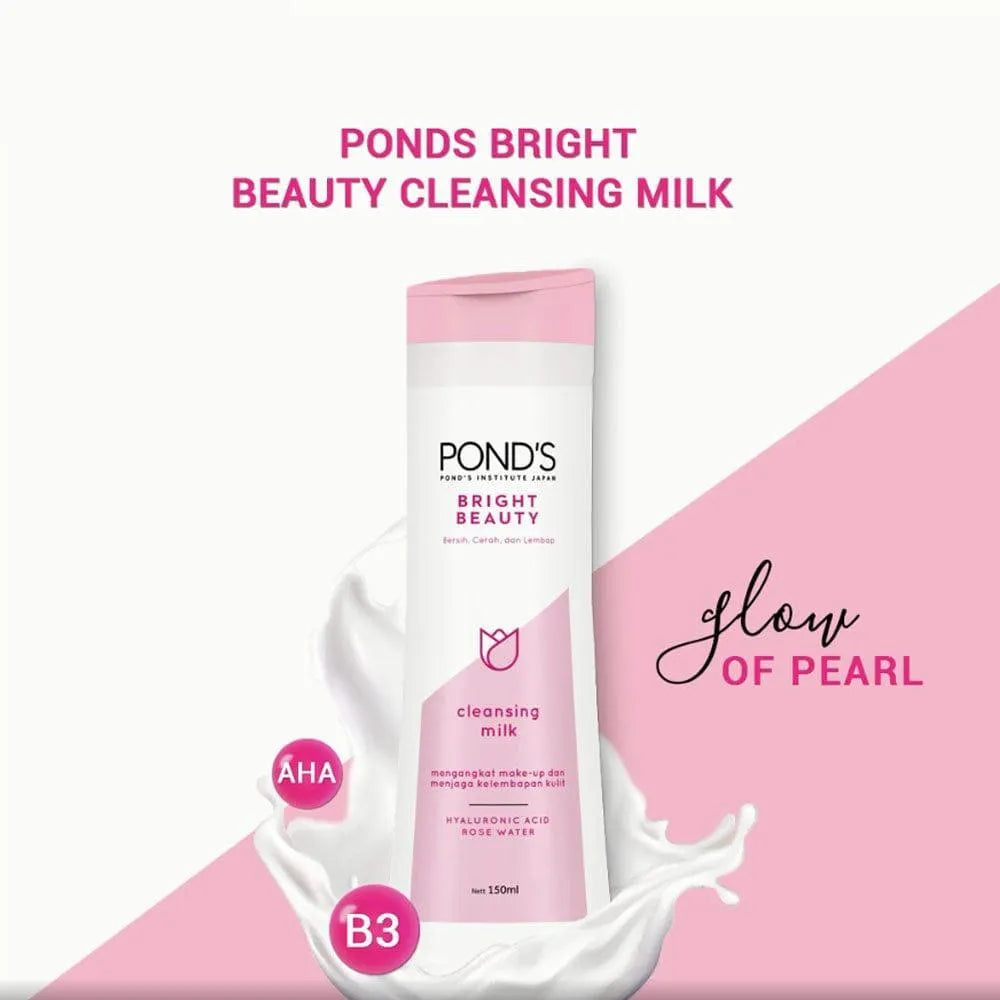 Ponds Whitening And Brightening Cleansing Milk Lotion,150 Ml, 1 Pc