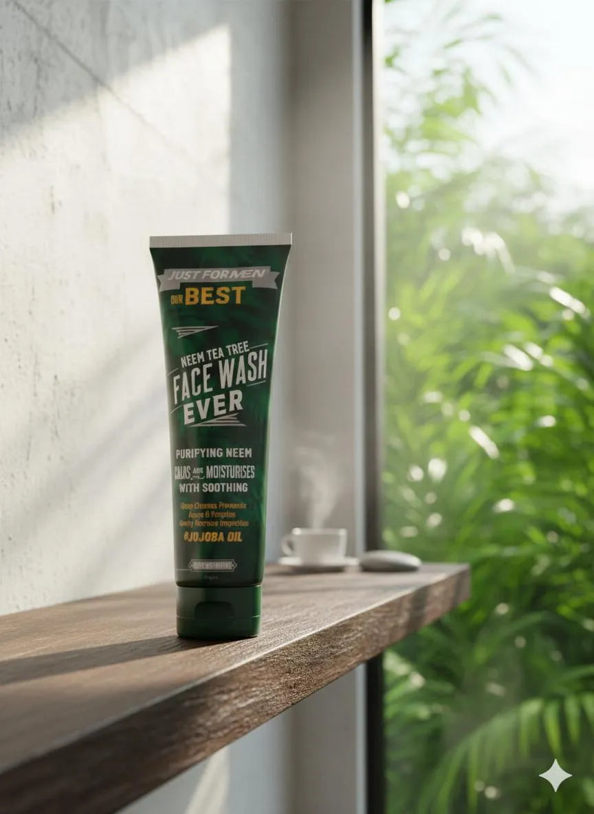 JUST FOR MEN Purifying Neem Tea Tree Face Wash
