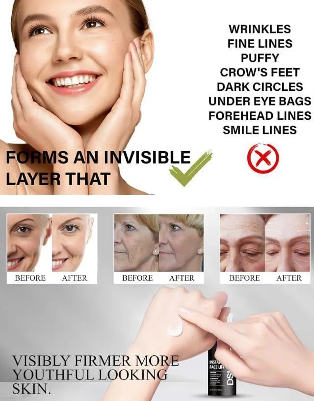 Harvey Ross Instant Lift Plus Dark Circles Eye Cream for Lightening Fine Lines, Instantly Removes Under Eye Bags, Dark Circles, Firming Skin